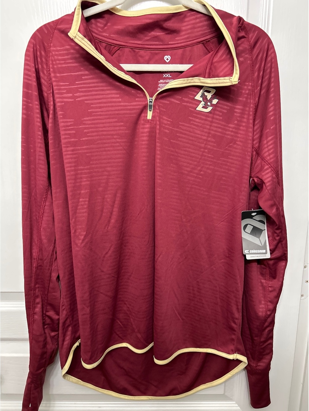 Colosseum Women's XXL Long Sleeve Pullover Maroon Athletic Top